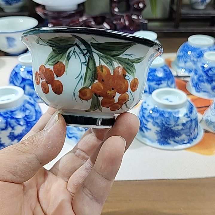 景德镇手工手绘陶瓷杯子111111