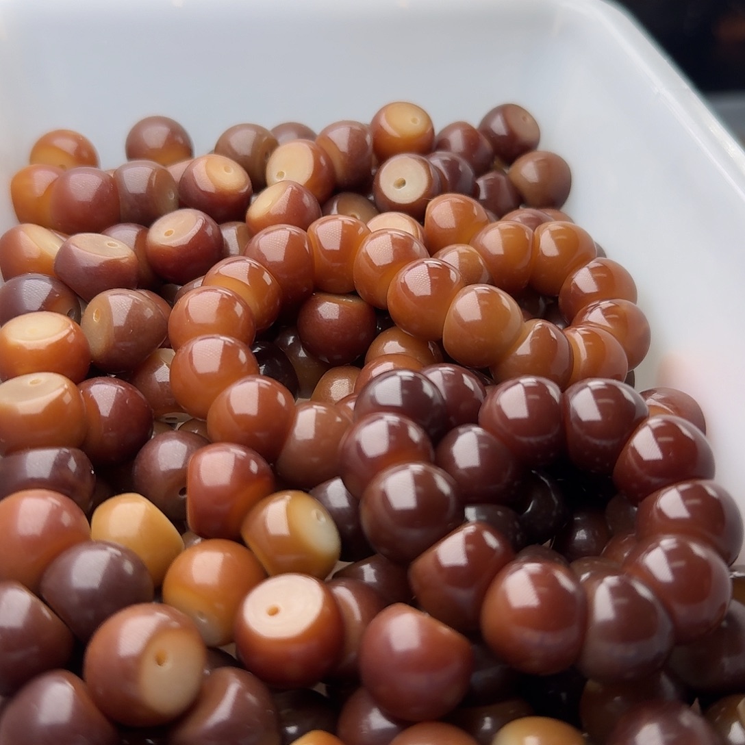 菩提根/象牙果吊坠20 颗菲料追光蒜瓣 14.5  厚切