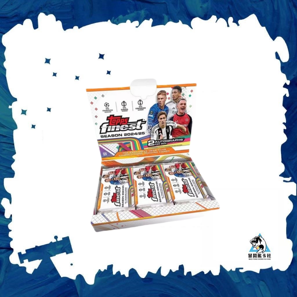 24-25 赛季 欧冠 Finest Hobby 足球 球星卡盲盒【下单默认代拆】