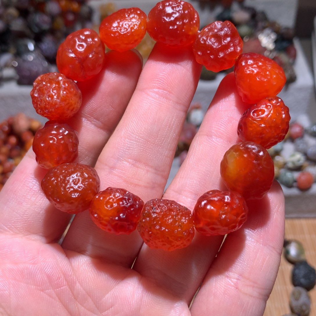 玛瑙/玉髓手链未镶嵌