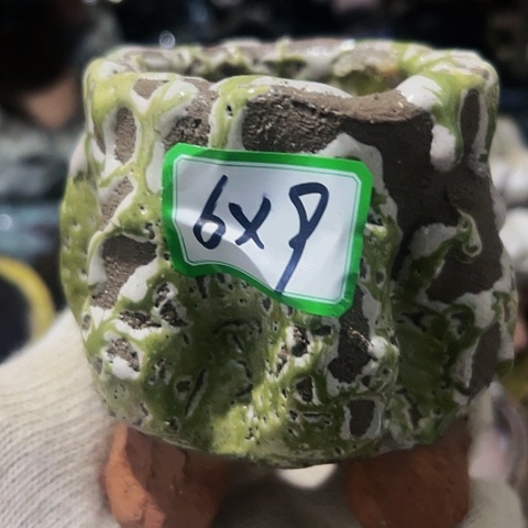 红陶粗陶花盆手工