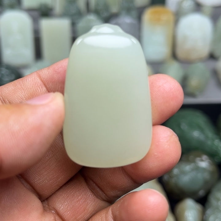 和田玉挂件未镶嵌糊*