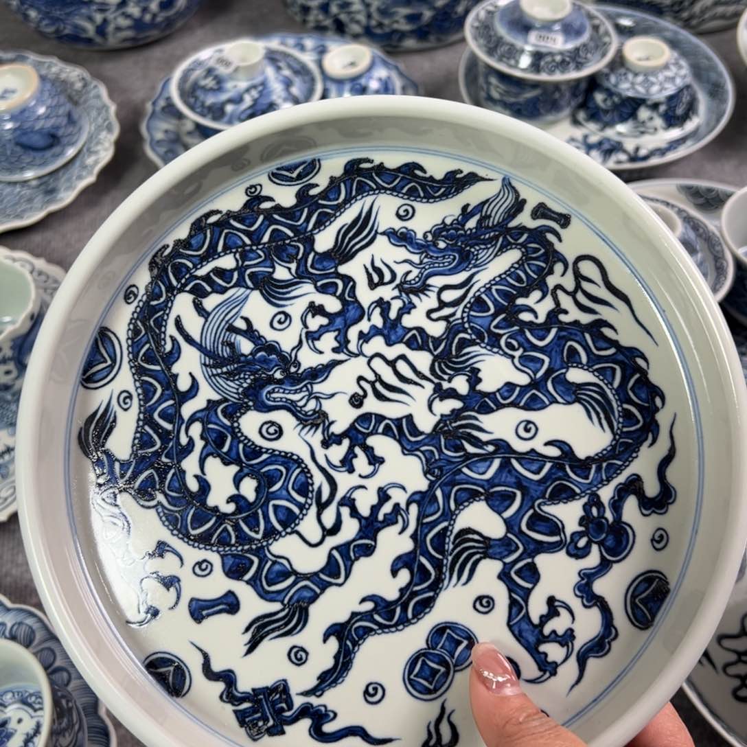 景德镇手工手绘茶具微瑕