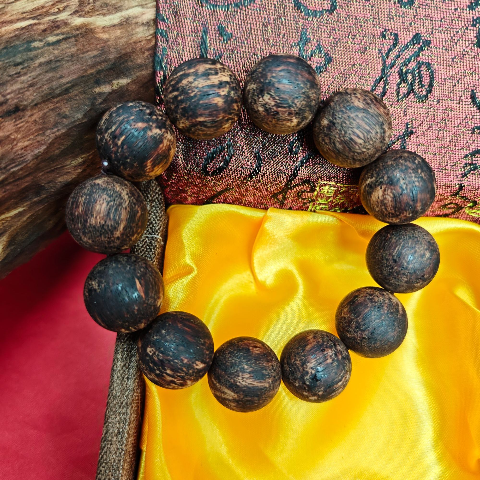 【降真香手串】2.0黄油麻丝 | 熟结软油