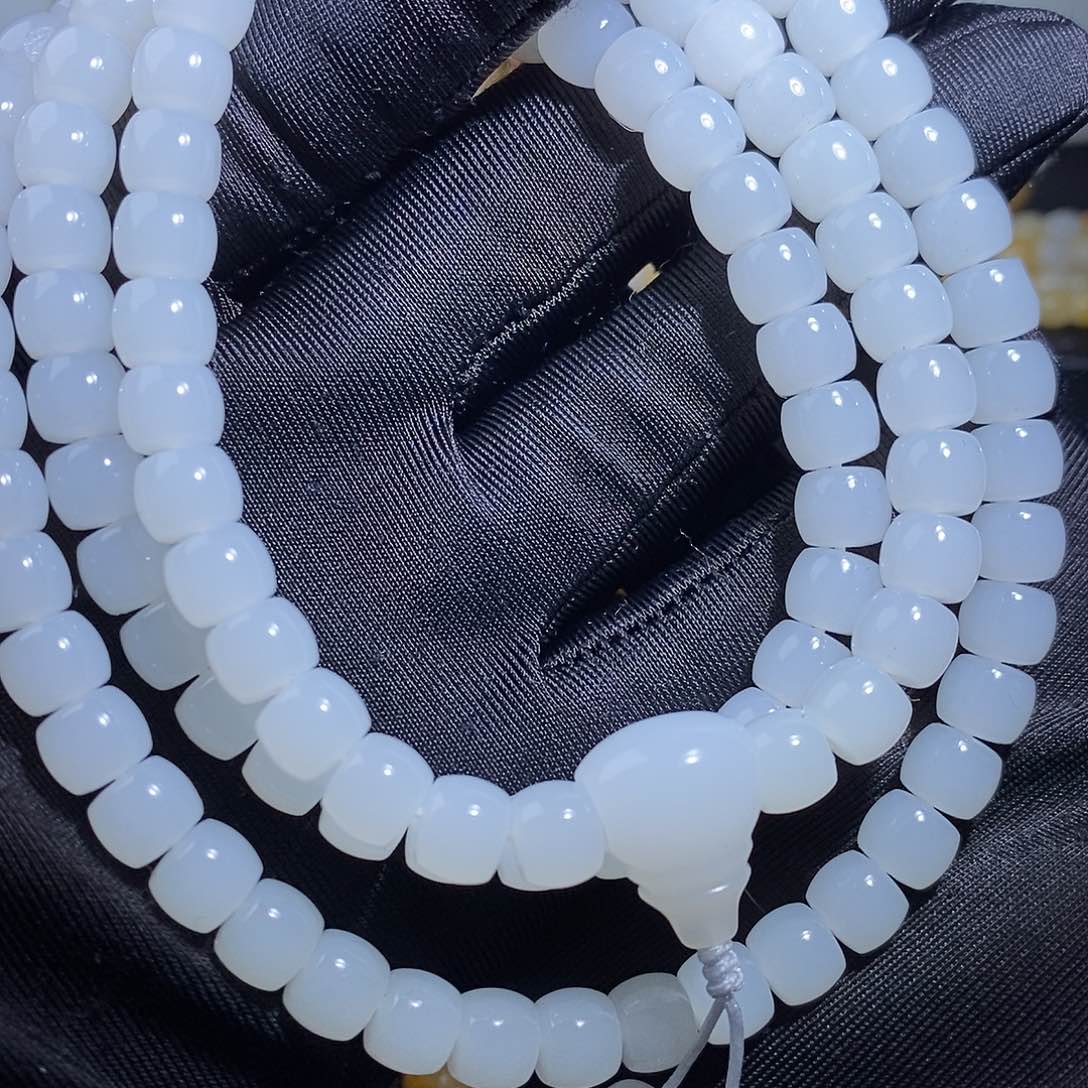 和田玉套链未镶嵌