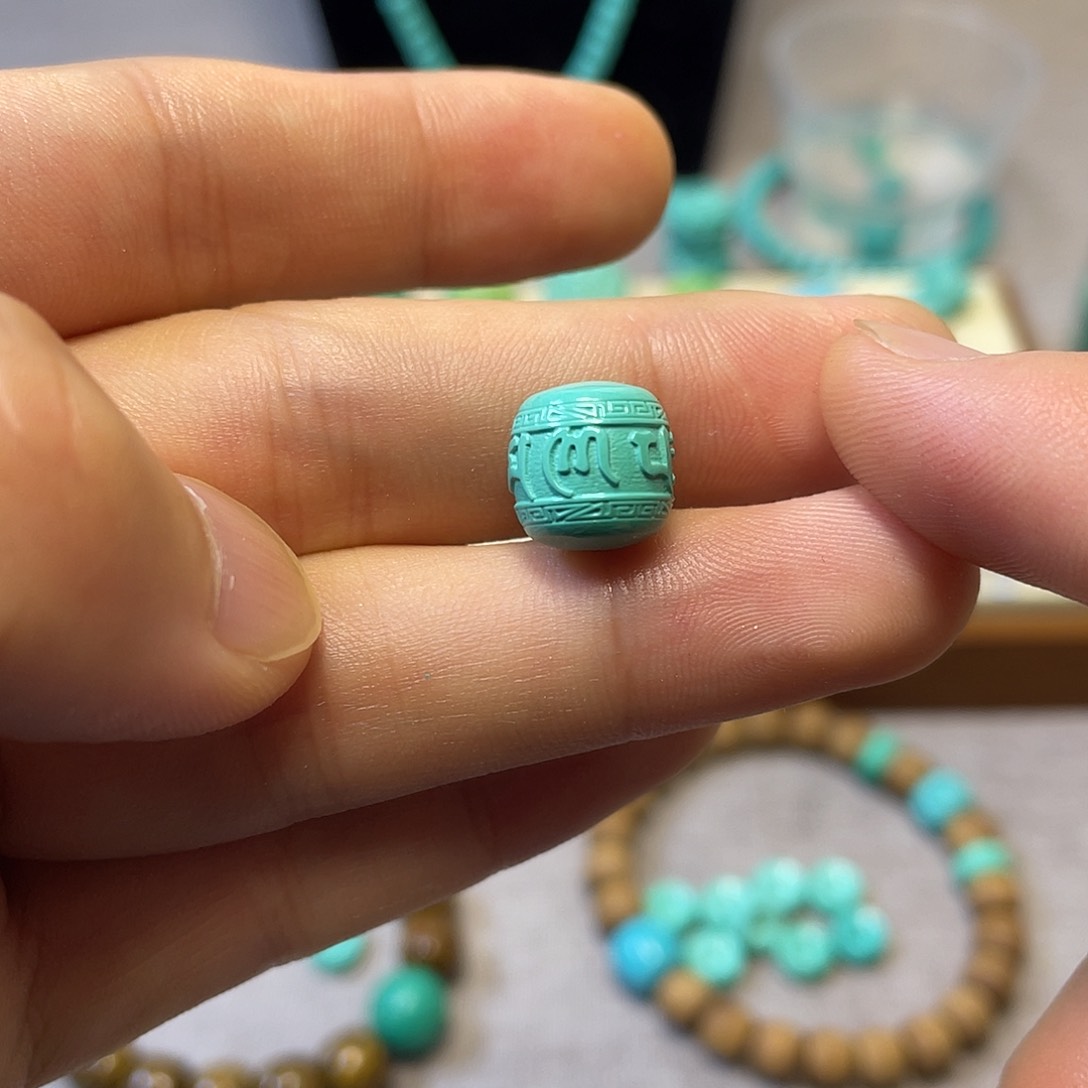 原生态湖北松配饰，直径11