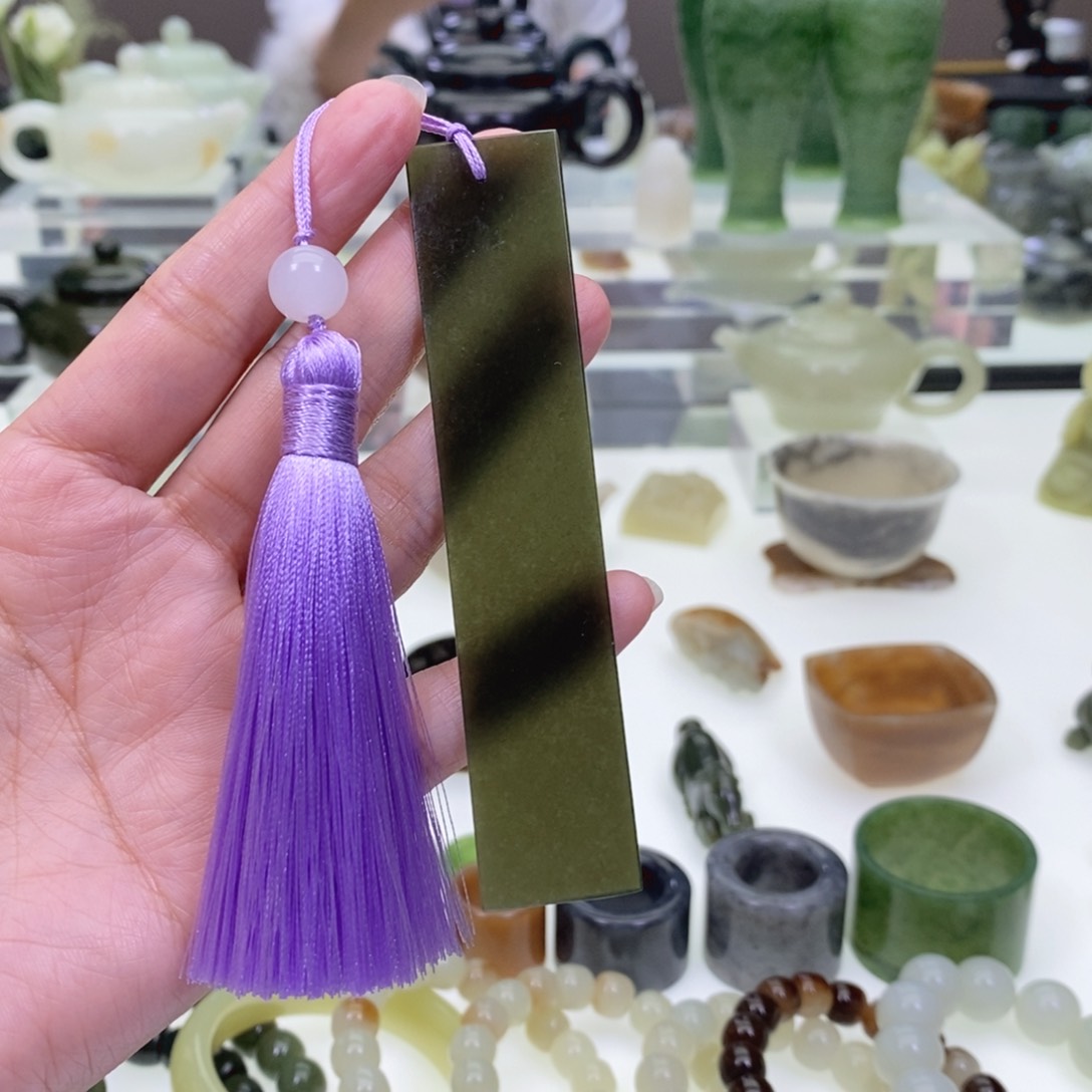 和田玉书签未镶嵌