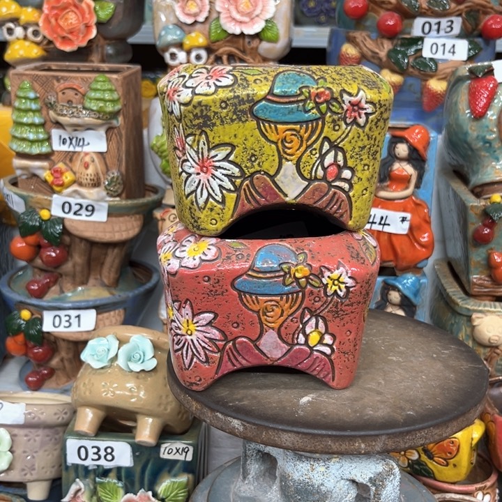 紫砂花盆粗陶材质多肉花盆