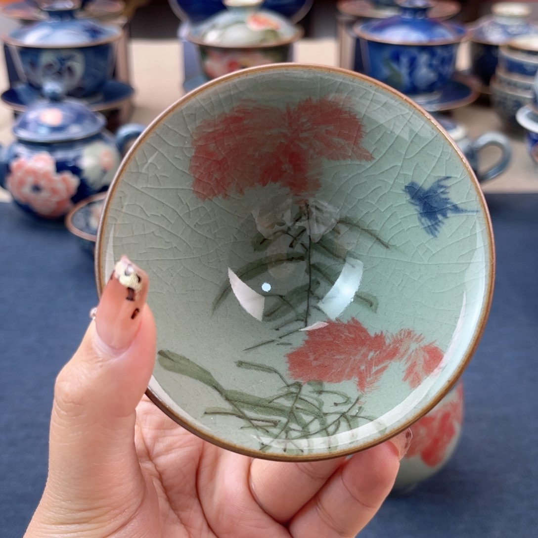 杯景德镇陶瓷杯子