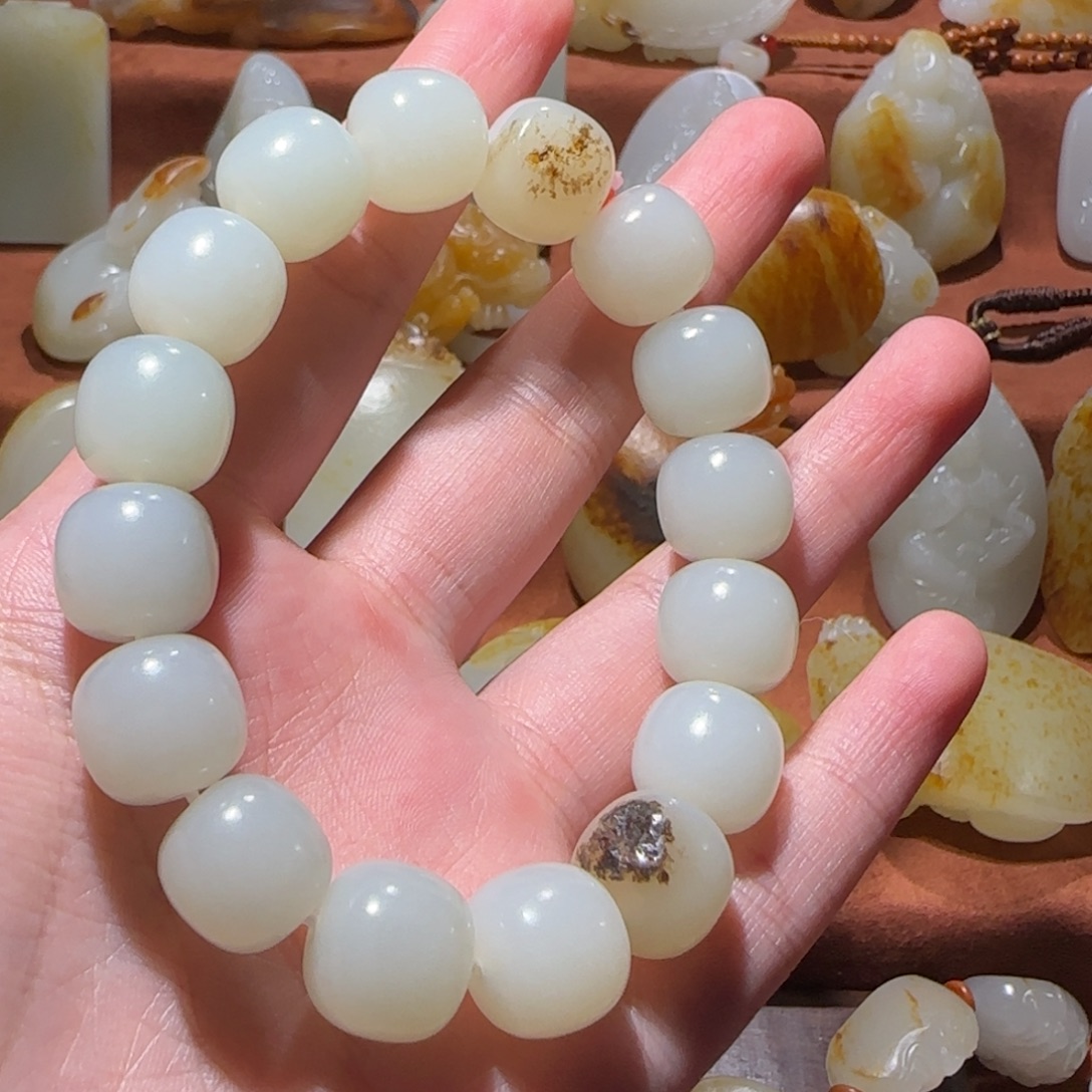 墨***胤手链未镶嵌和田玉