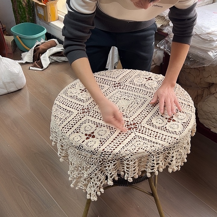 毛绒亚麻棉086-80厘米方本