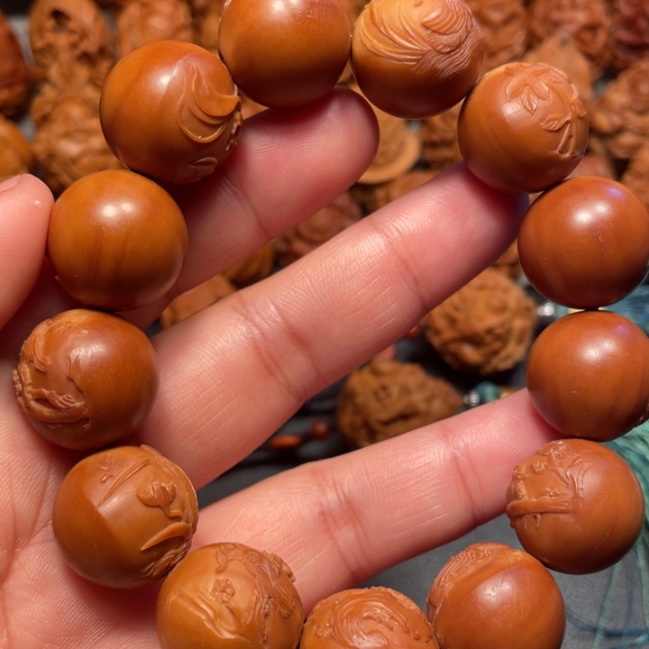 【闪购商品】橄榄核手串/手链荷塘月色