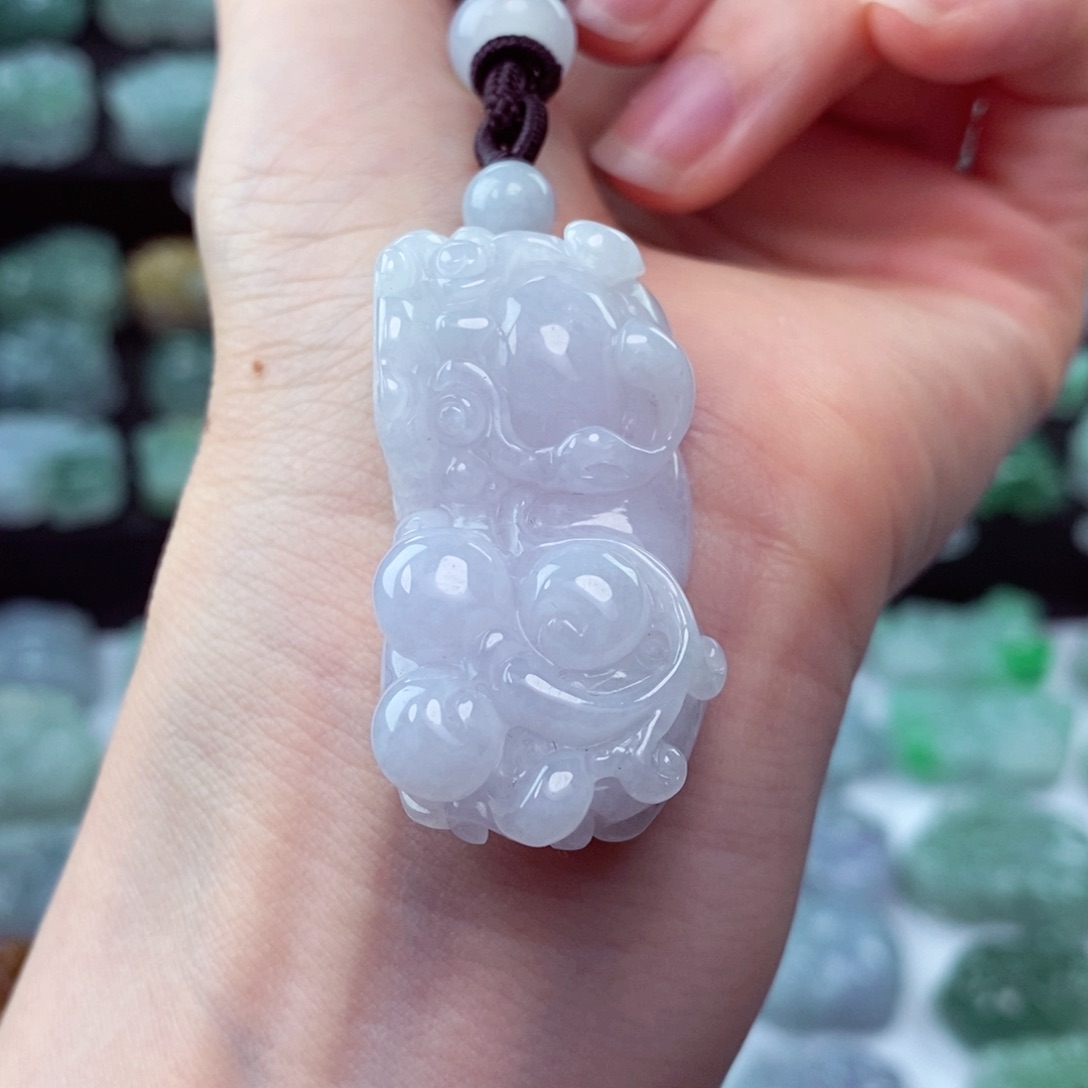 翡翠颈饰未镶嵌天然