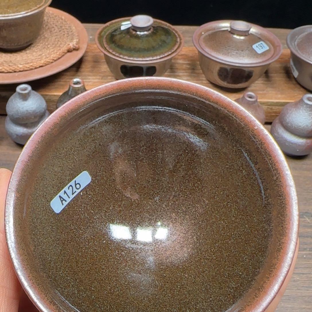 茶盏龙窑柴烧原矿原釉A126