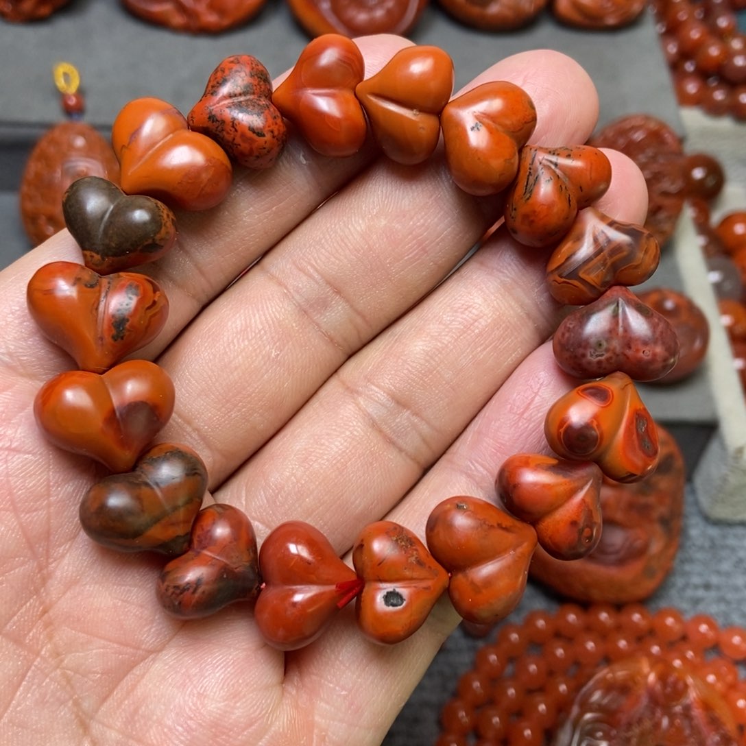 南红玛瑙未镶嵌手串