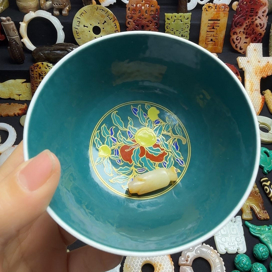 偶***然瓷片利民没摆件摆件