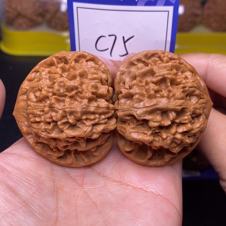 把件文玩核桃48官帽c75