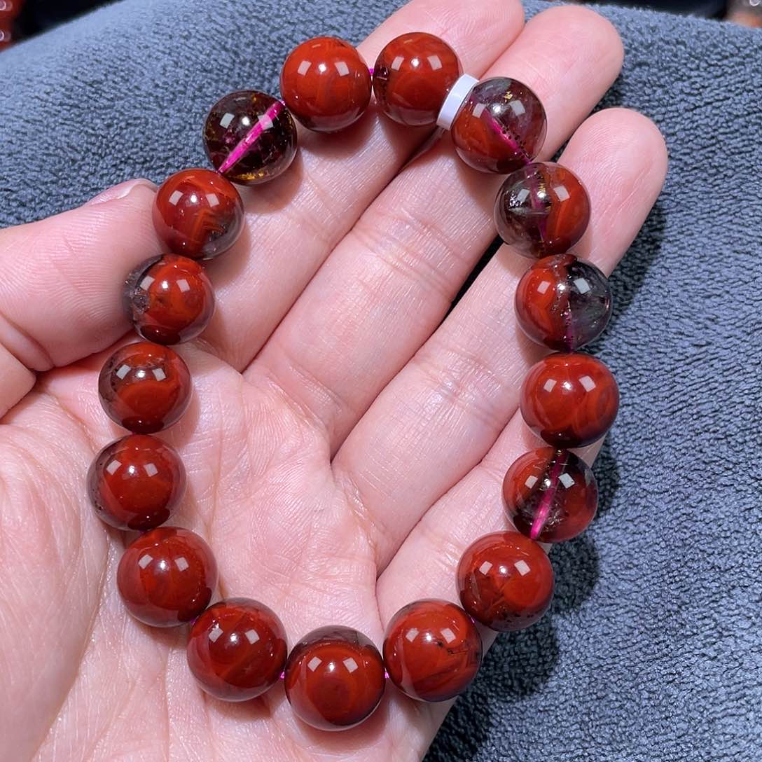 水晶极光单圈手链A12未镶嵌一**阳