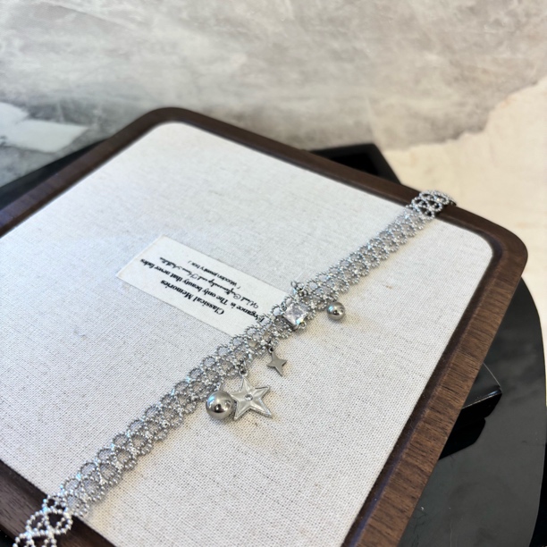 铜合金项链 星星镂空项链XL2553