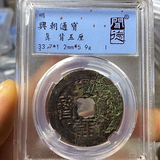 铜闻博文化兴朝通宝