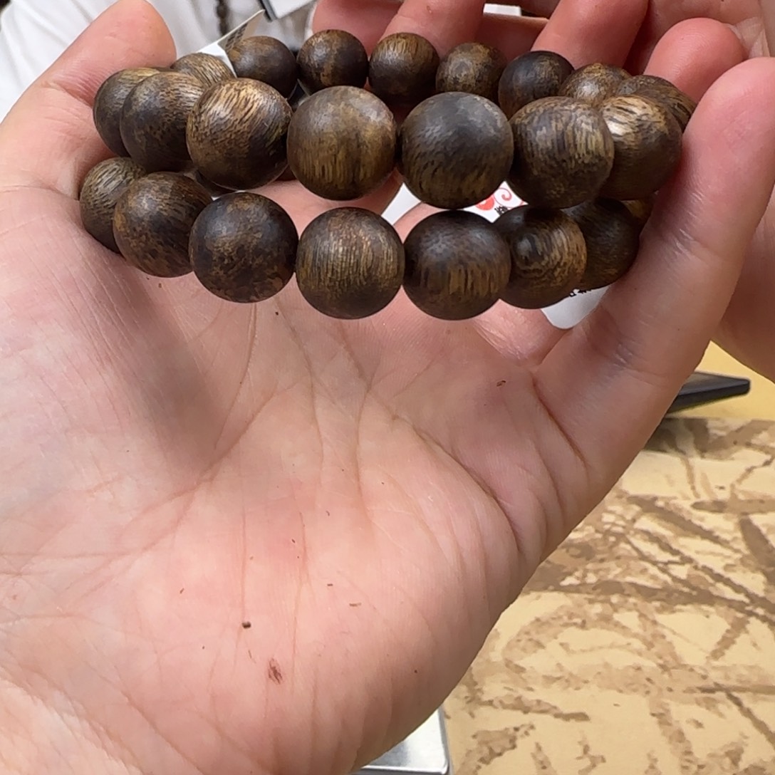 沉香手串绿棋1.2多样性发货1条12克