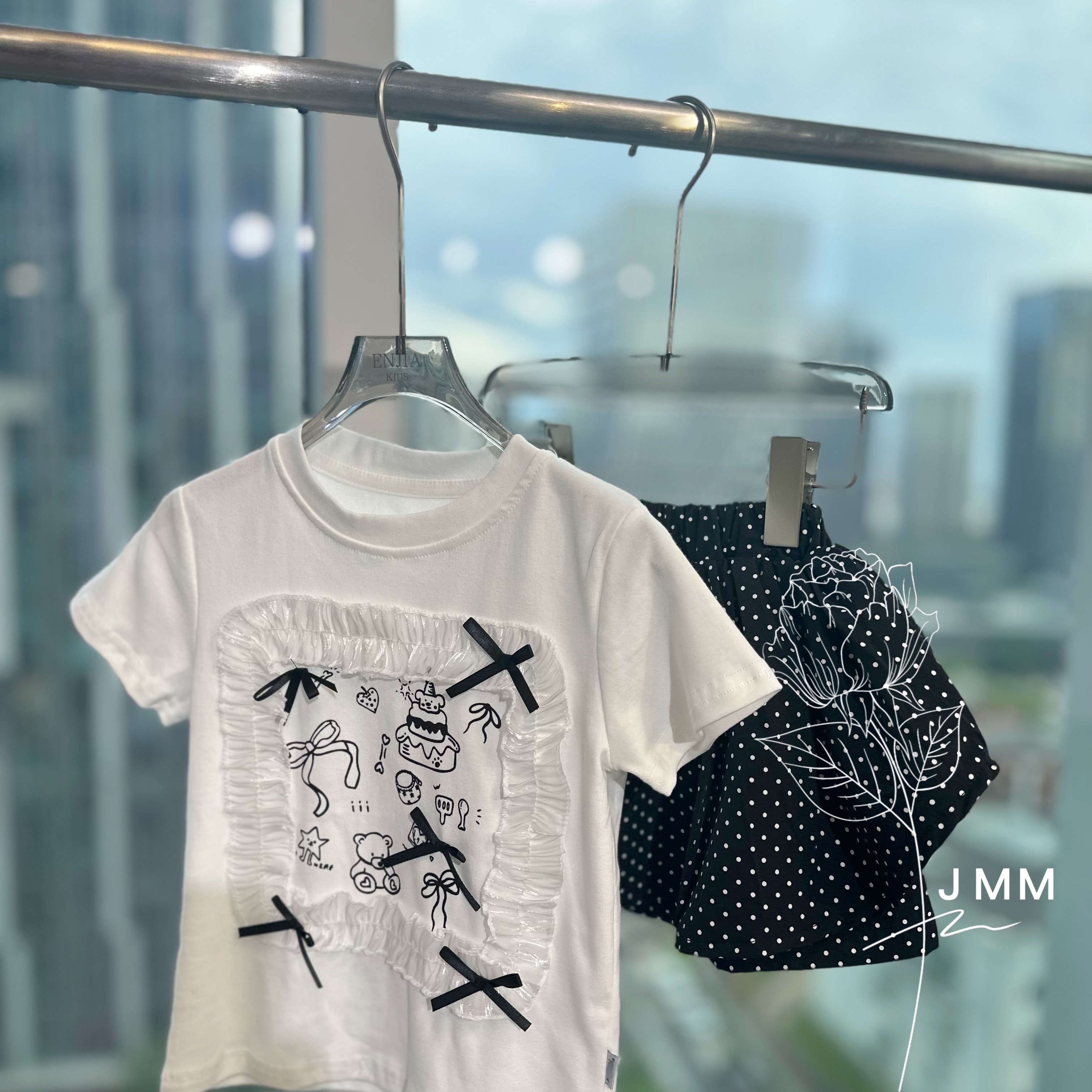 K154 女童夏季新款卡通短袖T恤透气亲肤时尚上衣
