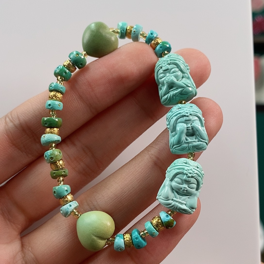 绿松石珠宝奇石未镶嵌