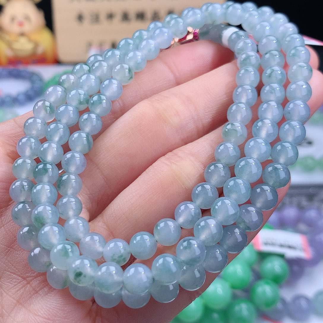 翡翠手链未镶嵌卡6