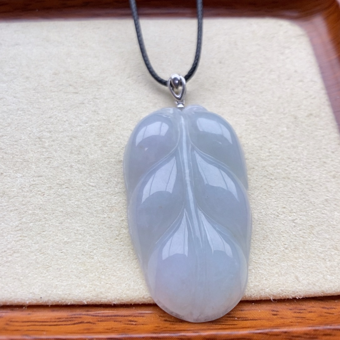 翡翠银S925镶嵌颈饰吊坠19