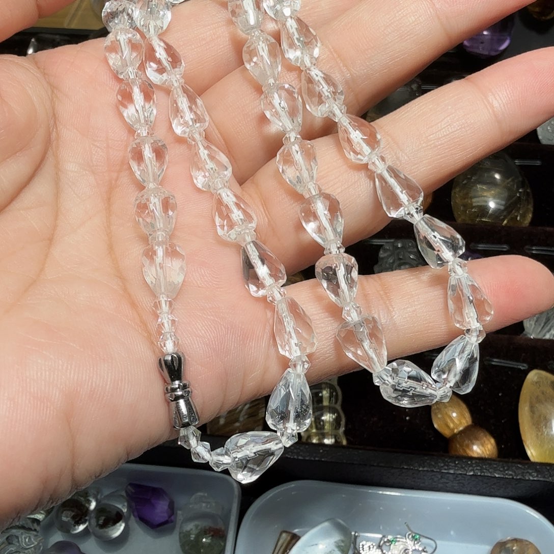 时***墨未镶嵌颈饰水晶水晶