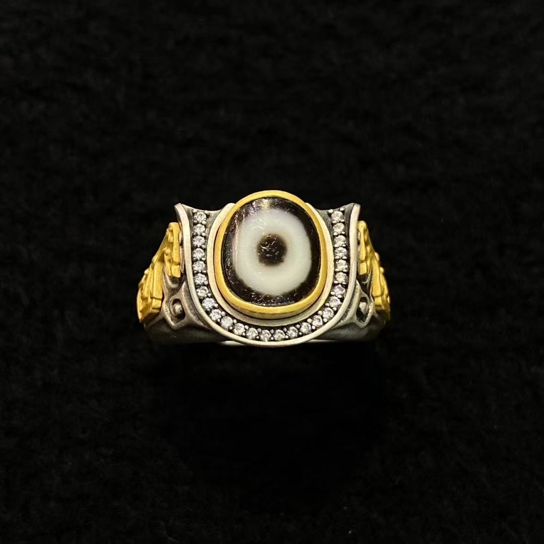 925银戒指 【传饰圣藏】夔龙纹戒指