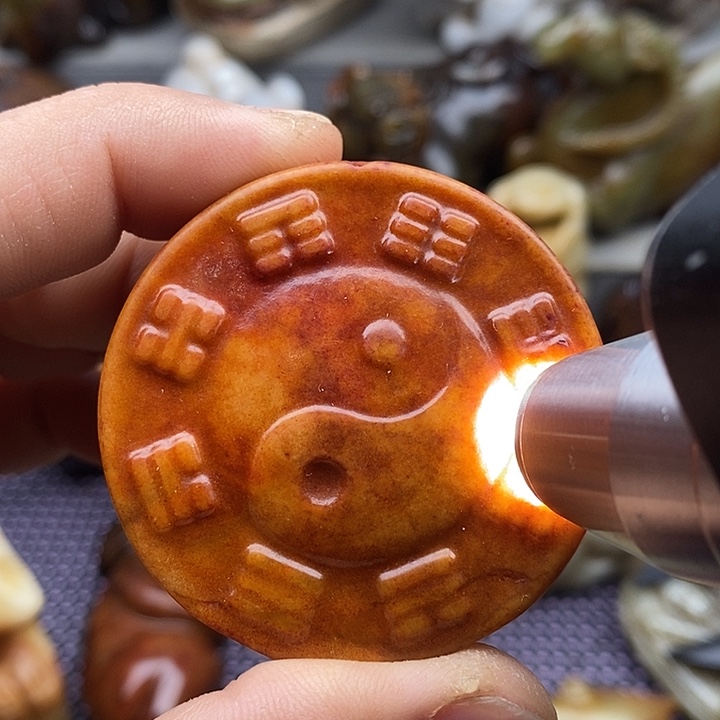 未镶嵌蛇纹石玉颈饰