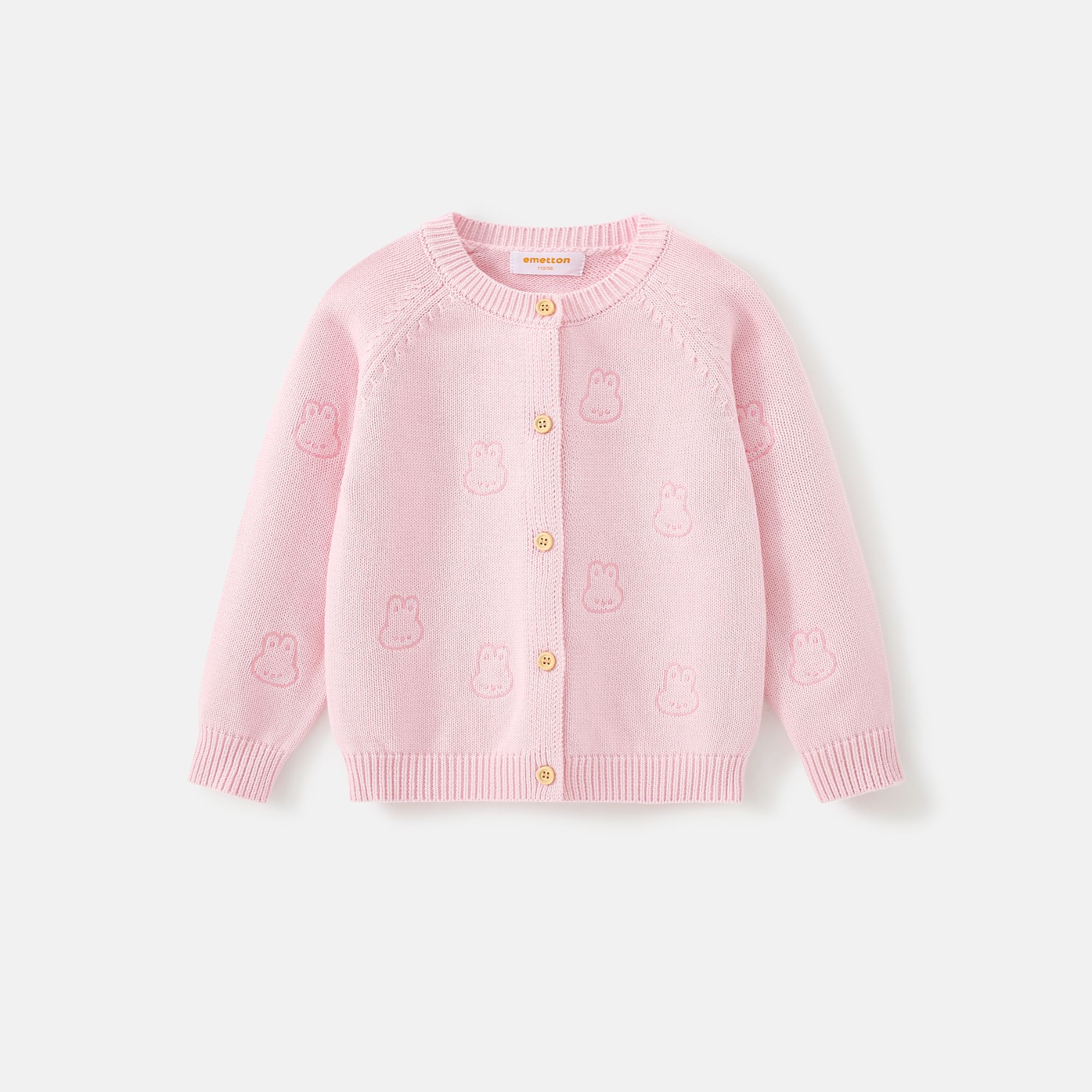 【Lucky专属】100%棉儿童针织衫2025秋冬新款长袖洋气毛衣外套时尚