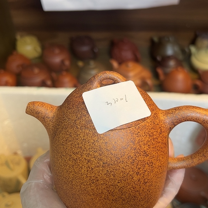 紫砂茶壶宜兴紫砂壶高温烧瑕