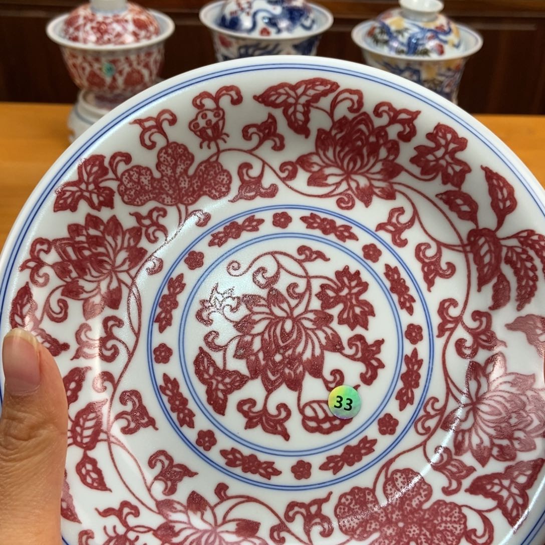 手绘现代茶具非古董