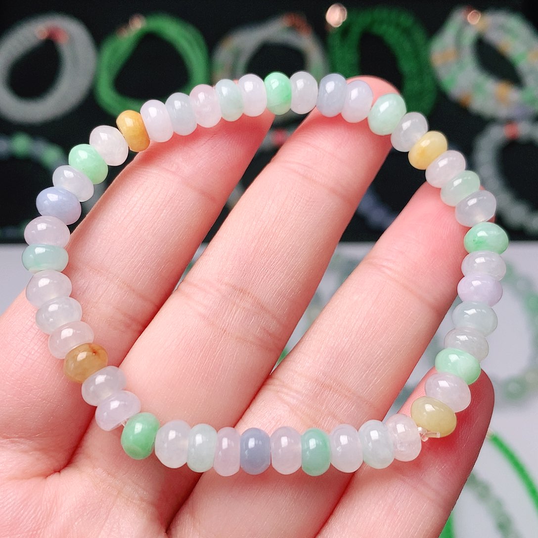 未镶嵌手链翡翠翡翠
