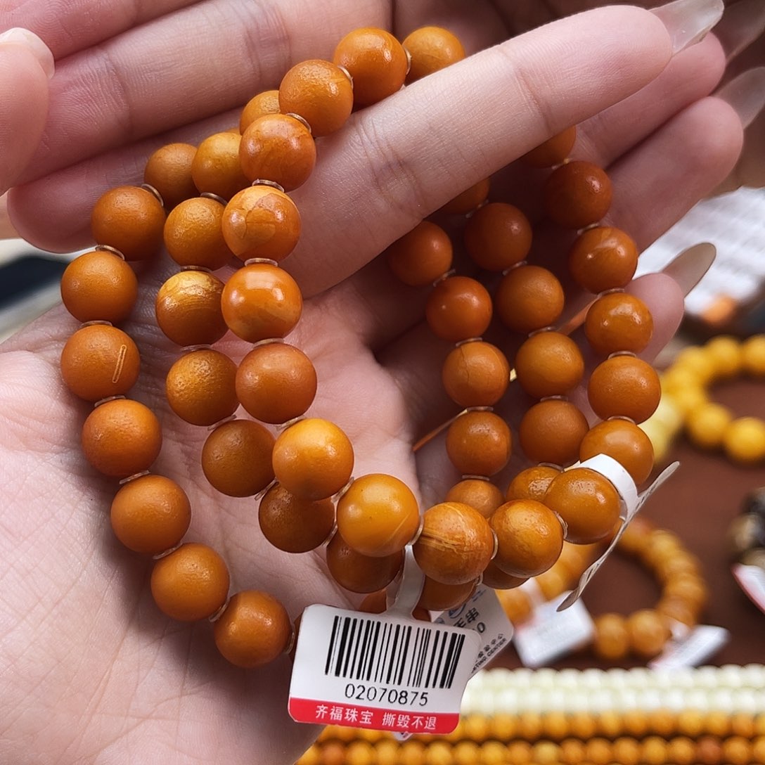 未镶嵌琥珀手链多样性发其一 10m