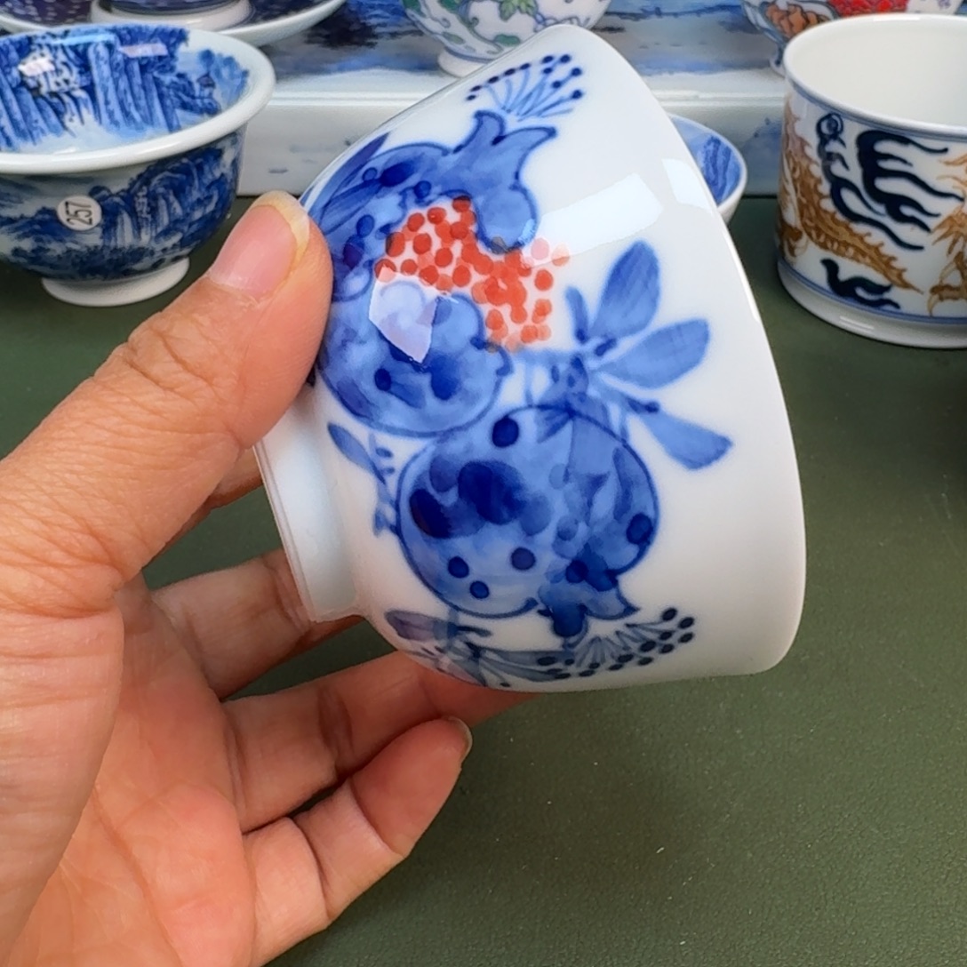 陶景德镇纯手绘茶具圆圆299