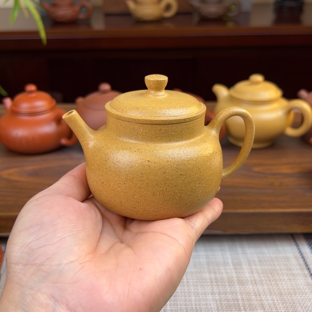茶壶紫砂黄金段言心全手150cc