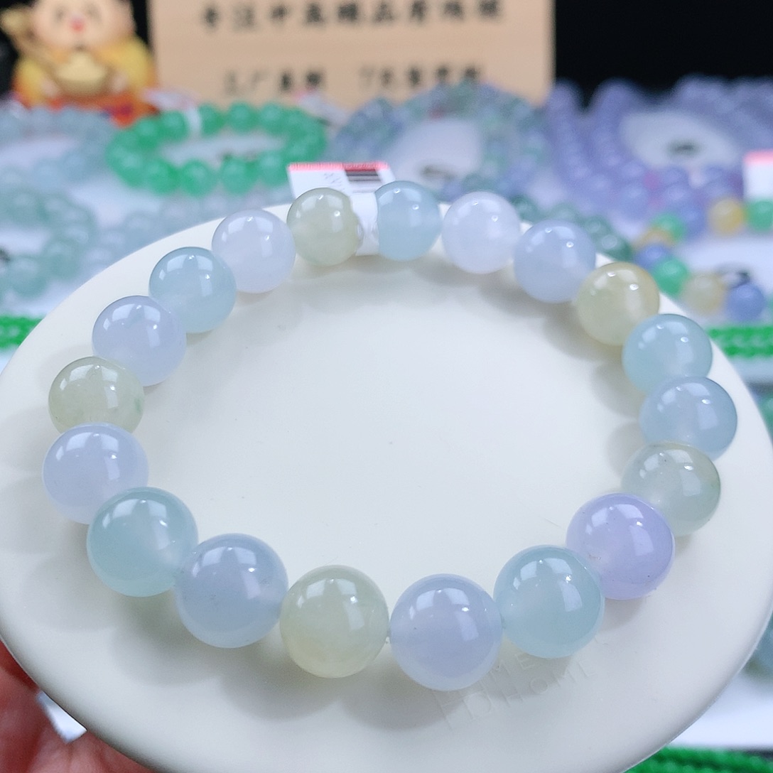 翡翠手链未镶嵌卡10