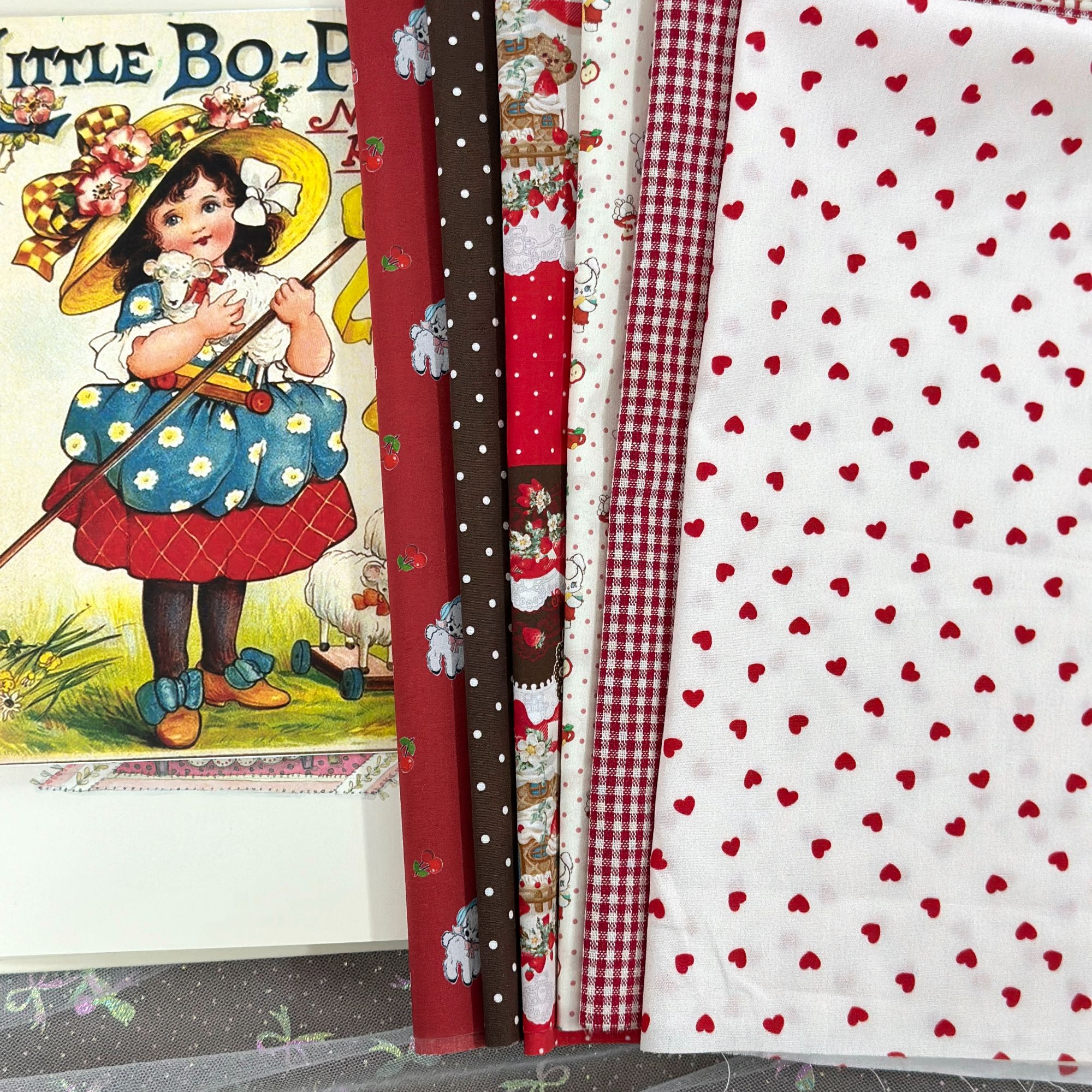 手工DIY拼布布组 （每组6块   尺寸36x49cm）