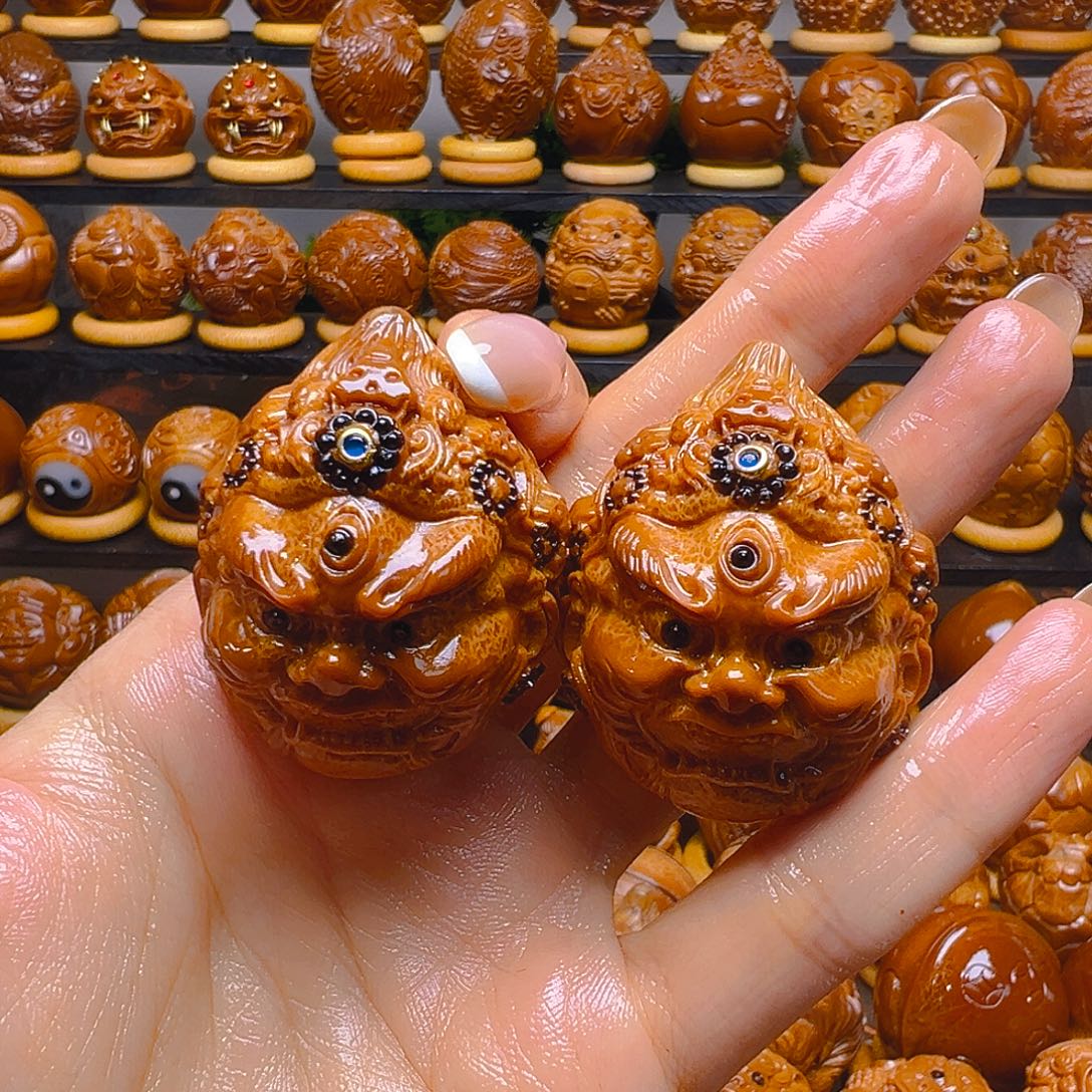 橄榄核手串/手链大黑天一对