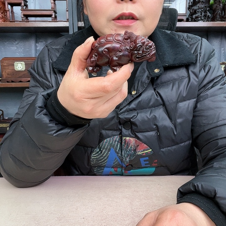 乌木类端景台小李红木工艺品