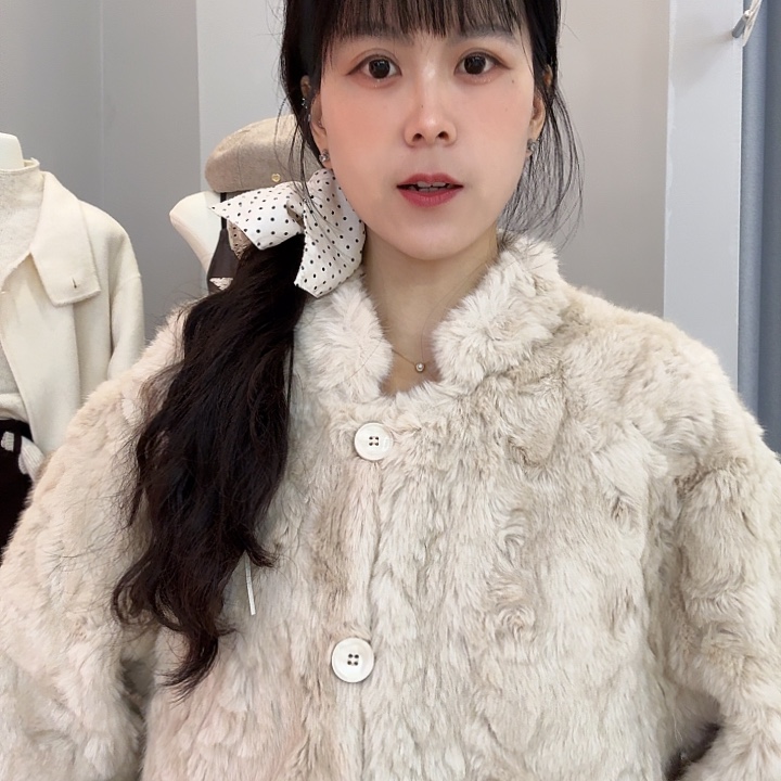 秋冬氛围感毛毛外套