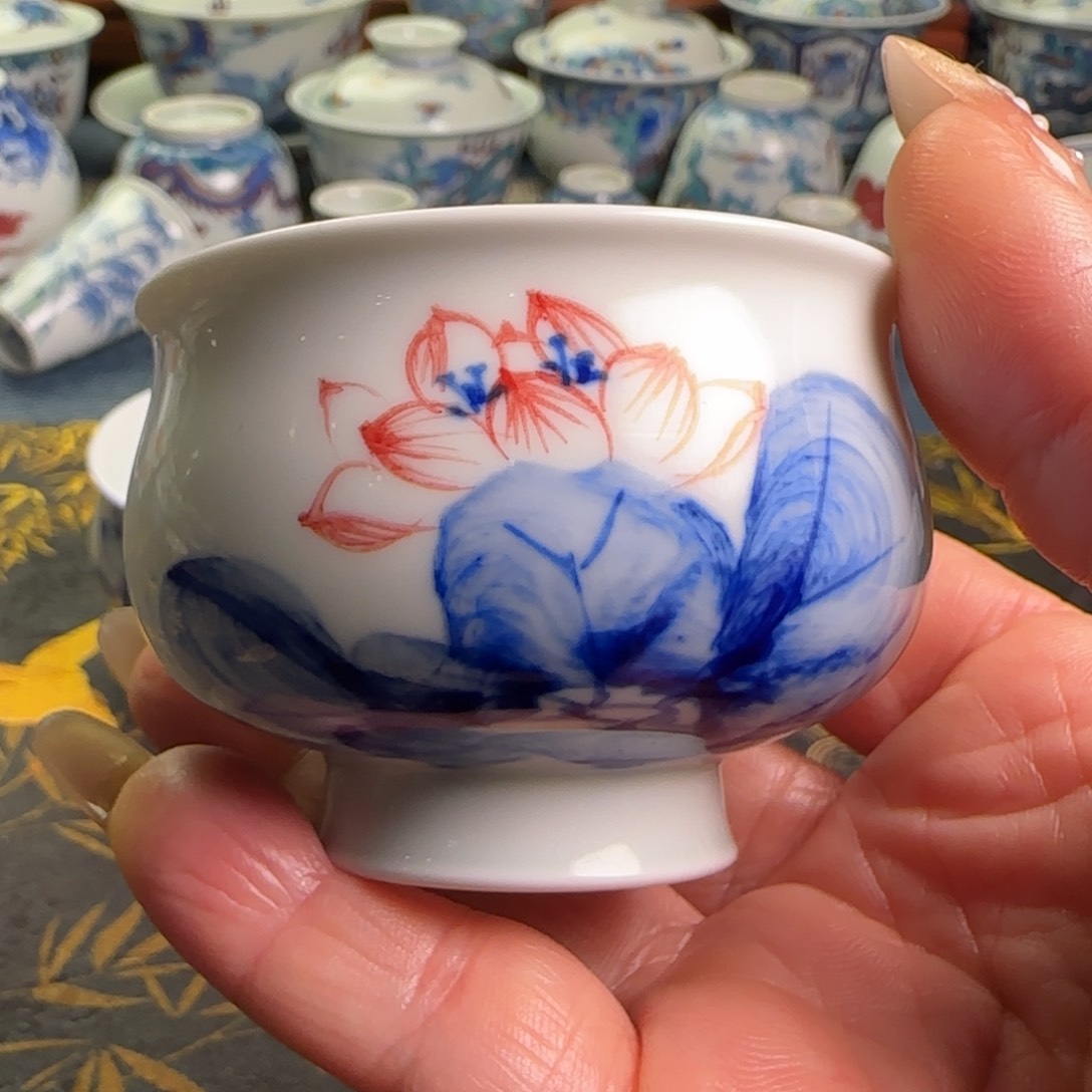 瓷片炉式杯杯杯鳜鱼