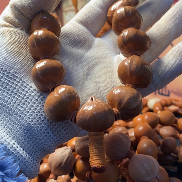 乘***上手串/手链橄榄核2.0蜜桃手持18颗