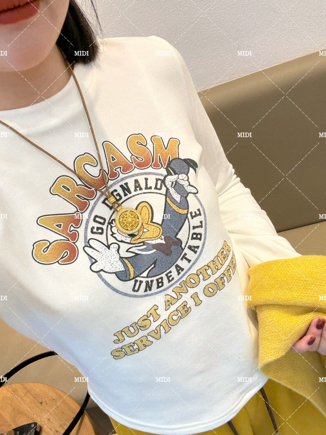 抗皱卡通动漫常规款长袖短款T恤韩版宽松时尚网红