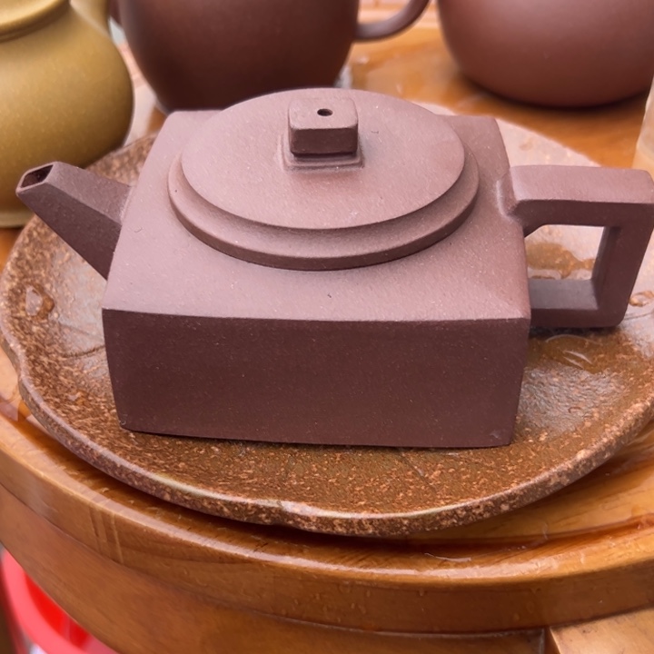 六***六紫砂茶壶全品方器200cc