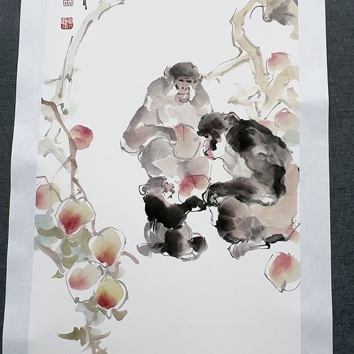 国画书画作品多次