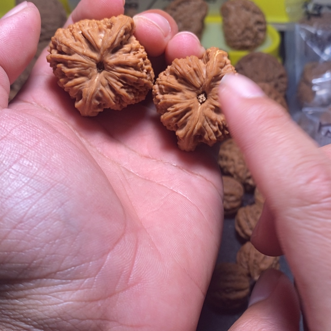 小***饺核桃文玩核桃南疆石有黄有色差009